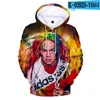 Мужские толстовки 2023 прибытие 6ix9ine gooba 3d толстовка. Случайный харадзюку Мужские мальчики Осень Зимний хип -хоп Негабаритные пуловеры