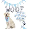 Fête Décoration Chien Anniversaire Ballons Globos Lettre Ballon Woof Accessoires Produits Pour Animaux Safari Chapeau Rose Or Drop Delivery Accueil G Dhqix