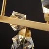 Kronleuchter Moderne Kristall-Kronleuchter für Esszimmer Design Gold Kücheninsel Hängelampe Luxus Wohnzimmer Led Lustre Home Decor Licht