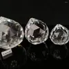 Chandelier Crystal Camal 1PCS 15/20/30/40/50mm Clear Faceted Ball Glass Prisms Pendant SunCatcher Lamp Lighting Part Fengshui