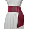 Belts 2023 Women Faux Suede Leather Waistband Square-ring Wide Belt Good Matching Lady's Dress Girdle Buckle Soft