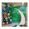 Decorazione per feste Foil Curtain Background Sfondo con paillettes Decorazioni per matrimoni Baby Shower Wall Glitter Birthday Drop Delivery Home Garden F Dhfle