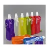 Diğer içecek portatif su torbası tralight katlanabilir içme şişesi çantalar açık spor malzemeleri yürüyüş kamera katarmış yumuşak şişe l dhvga