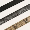 Belts 2023 Fashion Japanese Word Buckle Ladies Casual Decoration Length 107 2.8CM Snake Pattern Belt