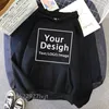 Men's Hoodies Sweatshirts Custom Print Diy Text Picture Hoodies Women Custom Hoodie Customize Personalized Hoodie Drop Sweatshirts 230111