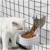 مغذيات ألواح الكلاب 2L PET معلقة موزع الطعام Mtipurpose Cats Parrots Birds Foodstuff Fearer Device Device Adginable Bowl DH0W1