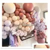 Andere evenementenfeestjes Kerstmis nieuwe vintage roze advertentie bruiloft verjaardag ballon set decoraties drop levering h dhgarden dh80w