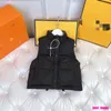 키즈 디자이너 다운 코트 조끼 자켓 여성 파카 방풍 수 놓은 클래식 조끼 소년과 소녀 조끼 2023