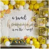 Altre forniture per feste di eventi Natale New Giallo Garland Arch Suit Baby Battesm Bee Sunflower Decorazione a tema Drop Dhgarden Dhxkl