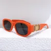 Verres de soleil orange hommes concepteurs lunettes de soleil bouclier femme verres de luxe vertes uninette lunette de soleil lobiaires hexagonaux d'été conduisant une petite lunette de soleil claire haut de gamme