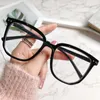 Zonnebril Mode Trend Myopia Glazen transparant frame vrouwen blauw licht blokkerende bril Optisch spektakel -bril Diopter 221T