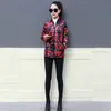 Frauen Unten Parkas Frau Winter Kleidung Frauen Mantel Blume Drucken Warme Jacke Doudoune Femme Streetwear Plus Größe XL6XL 230111