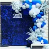 Party Decoration Sequin Backdrop Bakgrundsgardin Br￶llopsdekor Baby Shower Wall Glitter F￶delsedagsleverans Hem Garden Festiv DHLFW