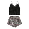 Sleepwear voor heren pyjama's junior mode afdrukken sexy shorts tweedelige set 230111