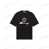 xinxinbuy Men designer Tee t shirt 23ss paris letters arrow Embroidery print short sleeve cotton women black white XS-2XL