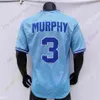 Maillots de Baseball PERSONNALISÉS Dale Murphy Jersey 1980 Red Mesh BP 1982 Pull Gris 20e Navy White Cream Player Fans Version Taille S-3XL