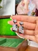 Boucles d'oreilles intemporelles Wonder brillant zircone Geo pour femmes, bijoux de styliste Ins Rare cadeau Top japon Kpop bal 6262