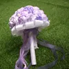 Декоративные цветы продают фиолетовый свет свадебный букет подружек невесты Блайт Афтон Бридал Партия Домашние аксессуары