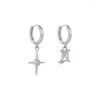 Hoop Earrings Fashion INS HipHop Cross Earring For Women Girls Party Wedding Korean Design Trendy Jewelry Gifts Eh634