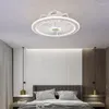 Plafonniers lumière blanche avec ventilateurs lampes de chambre éclairage changeant de couleur pour cuisine salle à manger enfants Ac85-265V