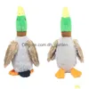 Jouets pour chiens à mâcher drôle jouet à mâcher pour animaux de compagnie créatif en forme de canard Antibite jeu grinçant pour chiens chats fournitures faveurs de chat livraison directe Dhgarden Dhb0B