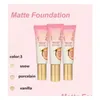 Фонд дизайнерский макияж Peach Perfect Comfort Matte Foundation