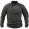 Sweats à capuche pour hommes Sweat-shirts pour hommes pull lâche couleur unie extérieur chaud respirant tactique 230111