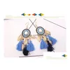 Dangle Lustre Bohème Mode Bijoux Femmes Feuilles Glands Boucles D'oreilles Drop Delivery Dhuh1