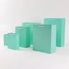 Gift Wrap 30pcs Small Bag With Handles Craft package Paper Box For Jewelry Birthday Decoration Event Party Supply 3 colors 230110