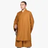 Etnisk kläder Specialjacka Pants Suit Monk Long Robe Standard Arhat Unique Shaolin Buddhist Robes Klänningsuniformer