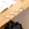 Hooks Multifunctional Desk Portable Stainless Steel Stick-free Desktop Umbrella Bag Organizer Holders For Office Table Hook Rack