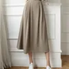 Skirts High Waist Casual Women Arrival Fashion Korean Style Solid Color Allmatch Ladies Elegant Aline Long Skirt W1082 dgf 230110