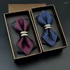 Arco amarra os ternos masculinos Diamond Tie Tide Good Men Metal Acessórios delicados de Metal