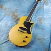 Guitarra el￩trica padr￣o feita de bot￣o antigo de mogno tv amarelo e piano de piano vintage P90 dispon￭vel