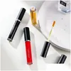 Rouge à lèvres Handaiyan Diy Tube Liquid Lip Stick Set 5 Couleurs Hydratant Résistant À L'eau Facile À Porter Air Doux Brouillard Maquillage Lipgloss Drop Dhogw