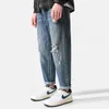 Jeans pour hommes Streetwear trou déchiré Jean Baggy Denim pour hommes vêtements homme pantalons décontractés hommes pantalons pour hommes hommes Z149