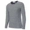 Herren-T-Shirts, Herren-T-Shirt für Männer, Kleidung, Harajuku, Damen, Slim-Fit, Baumwolle, Streifen, lange Ärmel, Übergröße, modische T-Shirts, Top 230110