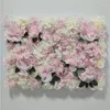 Decorative Flowers 60x40cm Artificial Silk Rose Flower Wall DIY Wedding Decor Pography Backdrops Baby Shower Hair Salon Background