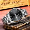 Wristwatches Men's Luxury Watches HAIQIN Top Brand Mechanical Waterproof Men For Stainless Steel Simple Automatic Man Wristwatch