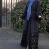 Etnik Giyim 2023 Müslüman Orta Doğu Arap Moda Hırka Abaya Leydi Mizaç Çok yönlü elbisesi Avrupa Kuftan