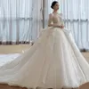 Dubai lujo una línea vestidos de novia talla grande tren capilla cariño vestido de novia apliques con cuentas de cristal sin espalda vestidos de boda nupciales por encargo