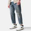 Jeans pour hommes Streetwear trou déchiré Jean Baggy Denim pour hommes vêtements homme pantalons décontractés hommes pantalons pour hommes hommes Z149