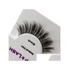 False Eyelashes 10 Pair Women Black Luxurious Real Mink Natural Thick Eye Lashes Soft Long Handmade Makeup Extension Beauty Tools Dr Dhzrq