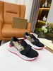 SHOES B01 designer top version handmade custom 2022 new black thick bottom men's and women's casual sneakers