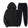 Tracksuits voor heren Tweede stuk set Casual Fleece Tracksuit Dames Winter 2023 Damessets Oversized Hooded Hooded Long Sleeve hoodie Sportbroek