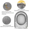 Coprisedili per WC Copertura universale Modello di colore puro Closestool Accessori caldi Tappetino da bagno Cuscino Soft K1X2