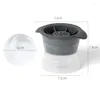 Baking Moulds 6cm Big Size Silicone Ice Hockey Mould Round Ball Cube Sphere Whisky Maker Box DIY Bar Party Kitchen Tools