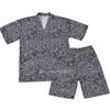 Pijamas de pãezinhos de pãezinhos Jinbei Jinbei Japaneses Japaneses Japonês Japonês para Momens para homens Pijamas de roupas de dormir Yukata para homens do casal de casal