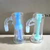 6 Styles Hookahs 14mm male Glass Ash Catchers with Colorful Silicone Container Reclaimer Thick Pyrex Ash catcher 4mm quartz banger Water Smoking Pipes