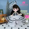 Dolls Doll For Girls Toy BJD Mini Dolls Anime Girl Kerstcadeau Baby Body 3d Big Eyes Beautiful Diy Toys Doll Kleding Kleed 1/12 230111